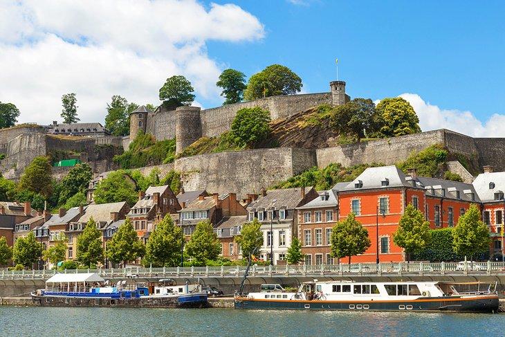 Citadelle de Namur sur la Meuse