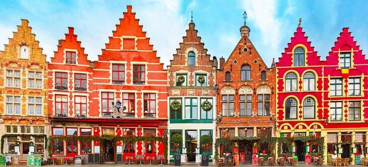Place du Grote Markt dans la ville belge de Bruges