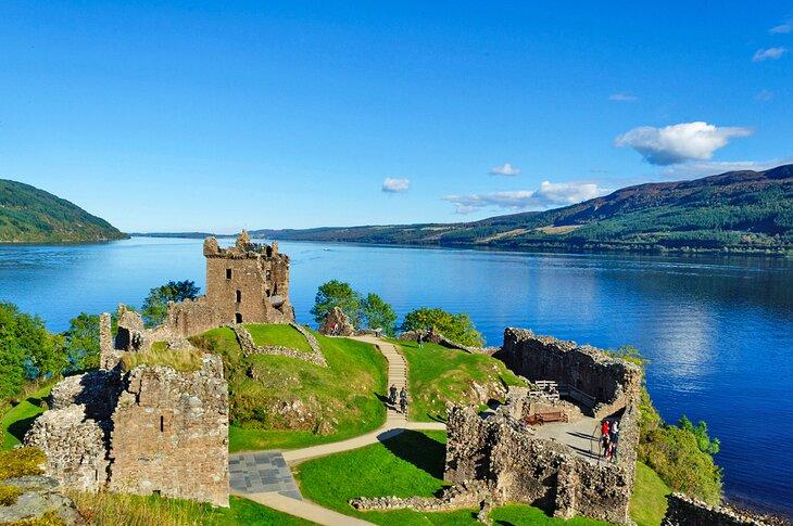 Castillo de Urquhart en Loch Ness