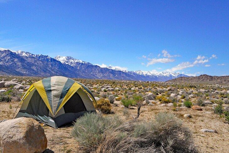 Camping à Lone Pine