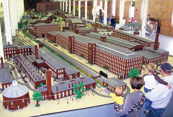 Modell der Amoskeag Mills