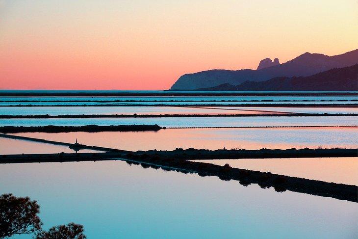 Los campos de sal de Las Salinas en Ibiza