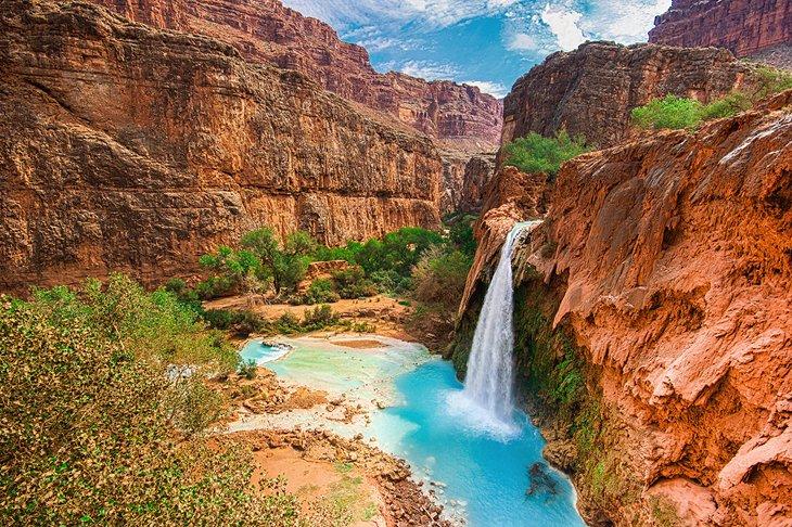 Chutes Havasu dans le Grand Canyon