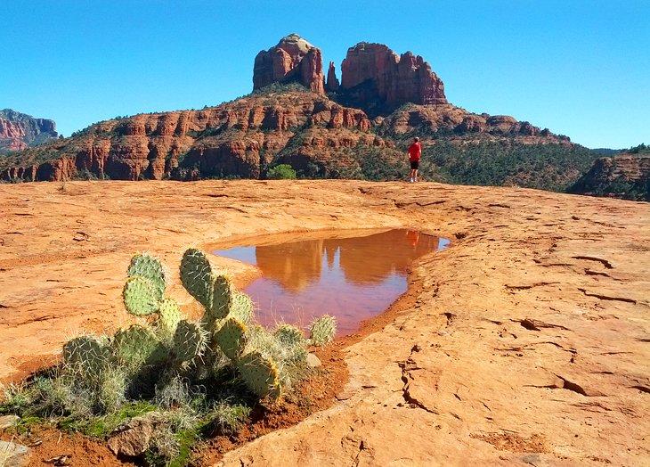 Cathedral Rock visto desde el Secret Slickrock Trail
