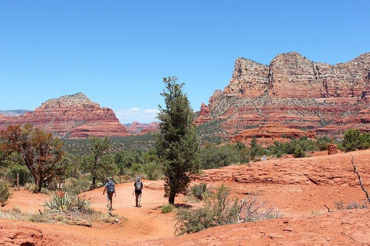 Una parada a lo largo de la Red Rock Scenic Byway