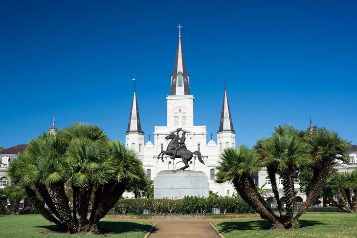 Jackson Square et la Cathédrale Saint-Louis