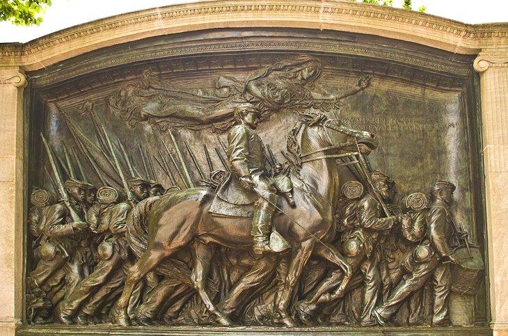 Memorial del Regimento Negro de Robert Gould Shaw