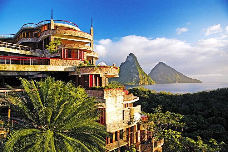 Source de la photo : Jade Mountain Resort, Saint-Lucie