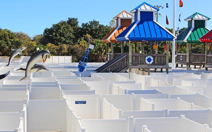 El laberinto en Coconut Creek Family Fun Park