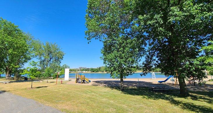 Plage Jean-Doré dans le Parc Jean-Drapeau