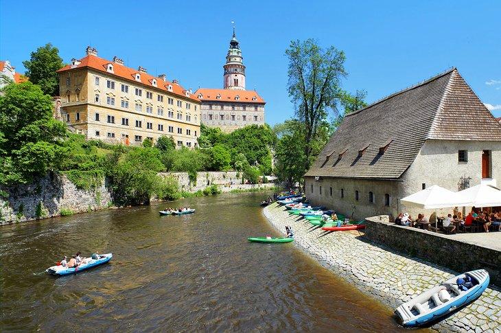Aventuras en rafting por el río Vltava en Ceský Krumlov