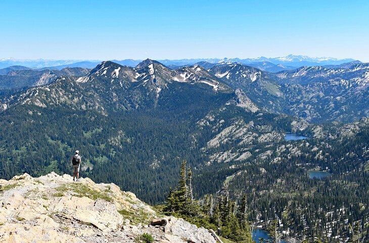 Senderista en Jewel Basin