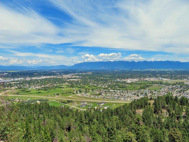 Lone Pine State Park con vista a Kalispell