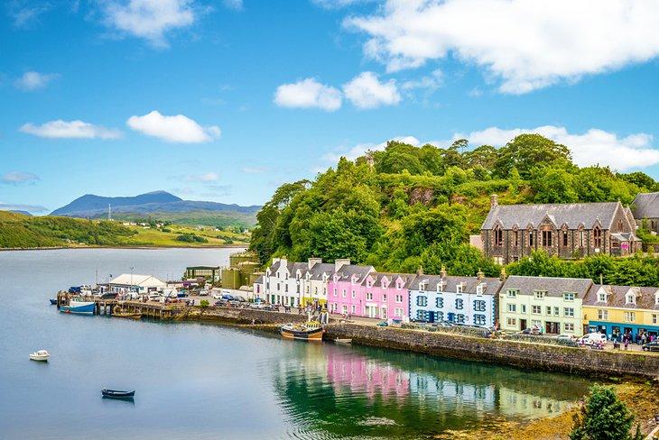 El pintoresco pueblo de Portree