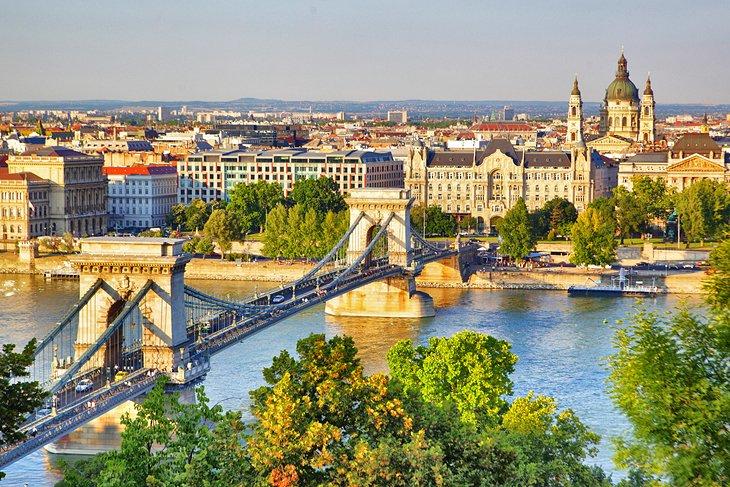 Pont des Chaînes Széchenyi à Budapest