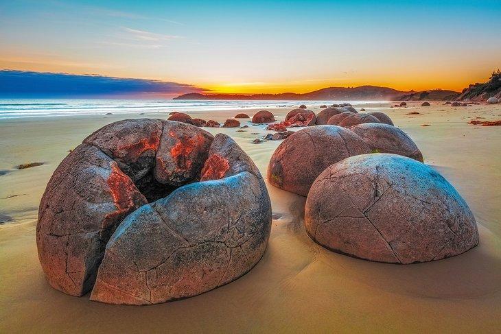 Boulders de Moeraki