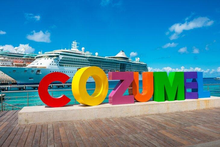 Cartel de Cozumel y cruceros