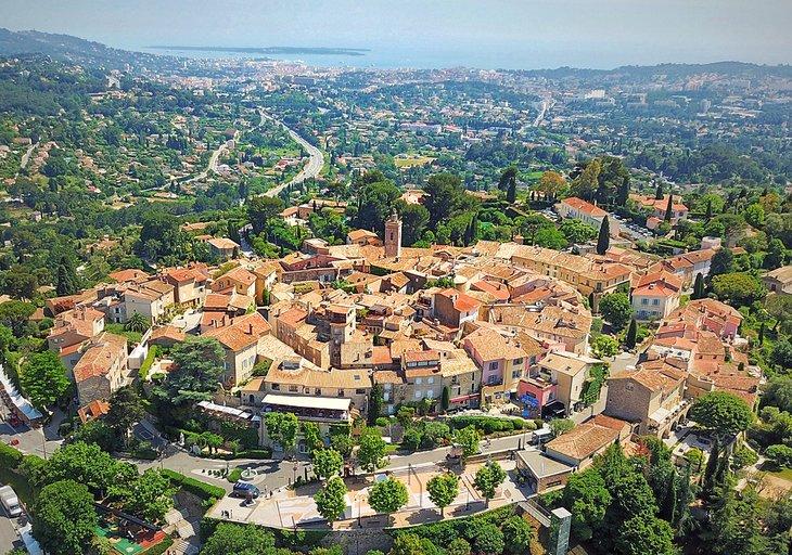 Vista aérea de Mougins