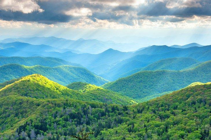 Great Smoky Mountains cerca de Asheville