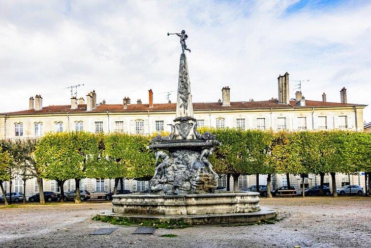 Fontäne auf dem Place d'Alliance