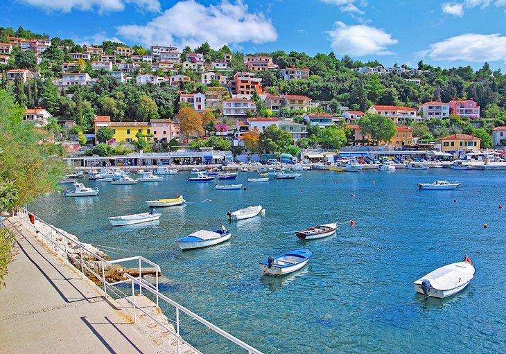 La station balnéaire de Rabac