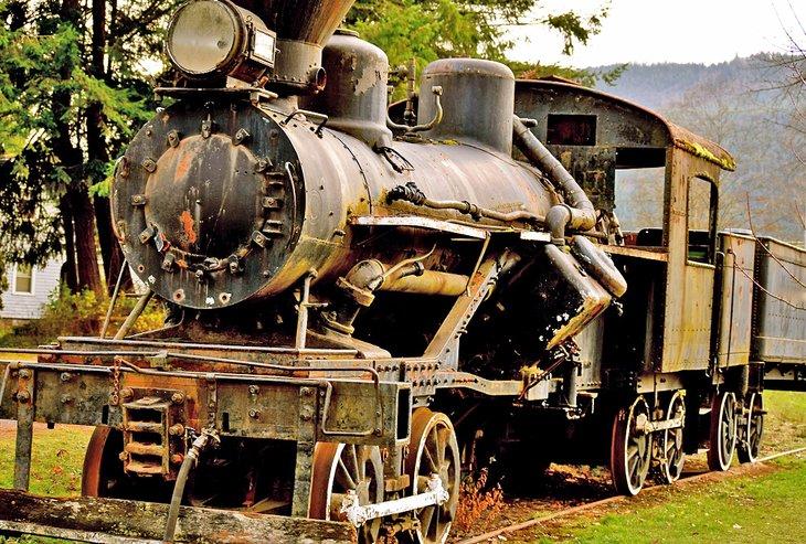 Locomotora en Elbe, Washington