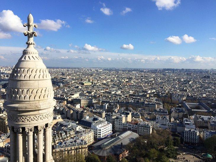 Vista de París desde la Cúpula de la Basílica