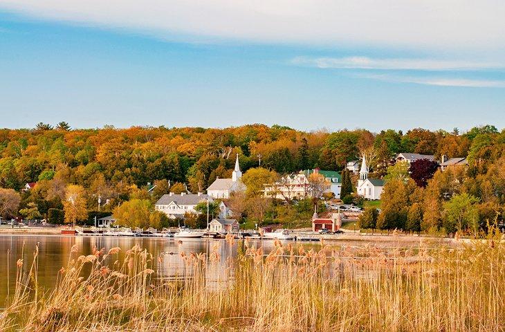 Das Dorf Ephraim am Eagle Harbor