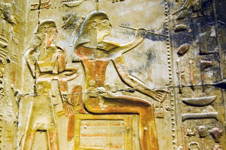 Relieve en el Templo de Abydos