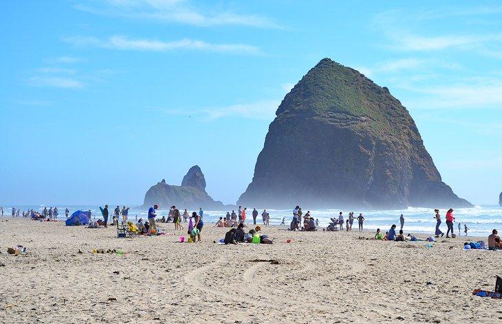 Haystack Rock en Cannon Beach