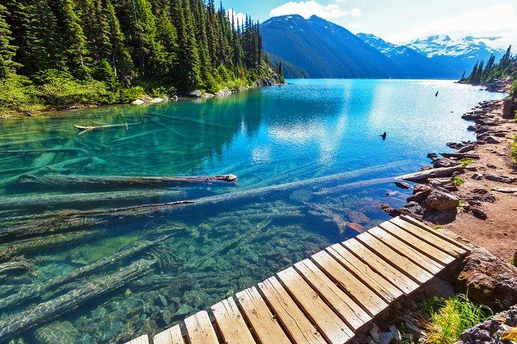 Lac Garibaldi près de Whistler, CB