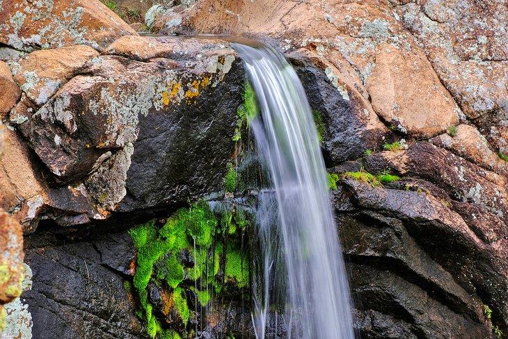 Cascada Post Oak en el Refugio Nacional de Vida Silvestre Wichita