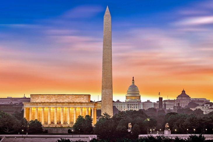 Sonnenaufgang über Washington D.C.