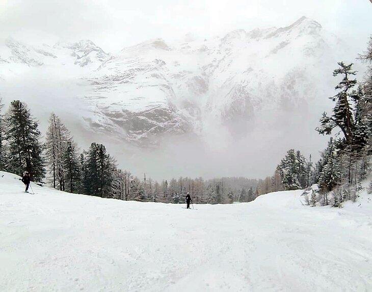 Un día de nieve en Zermatt