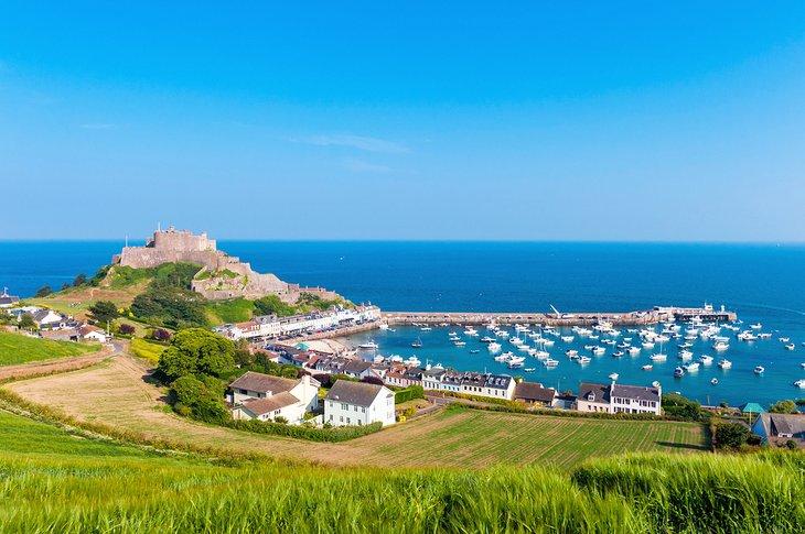 Castillo de Gorey en Saint Martin, Jersey, Islas del Canal