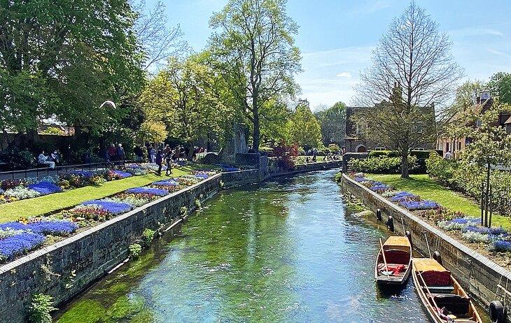 Río Stour en Canterbury