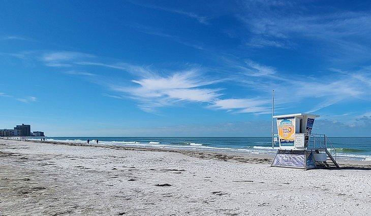 La playa en Sand Key State Park