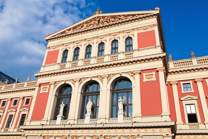 Der Wiener Musikverein, Ort des Neujahrskonzerts des Wiener Philharmonikers