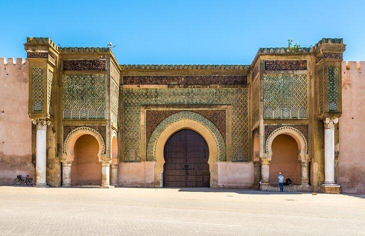 Puerta Bab al-Monsour en Meknes