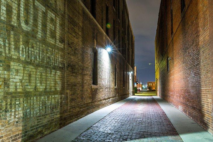 Callejón en Old Town Wichita