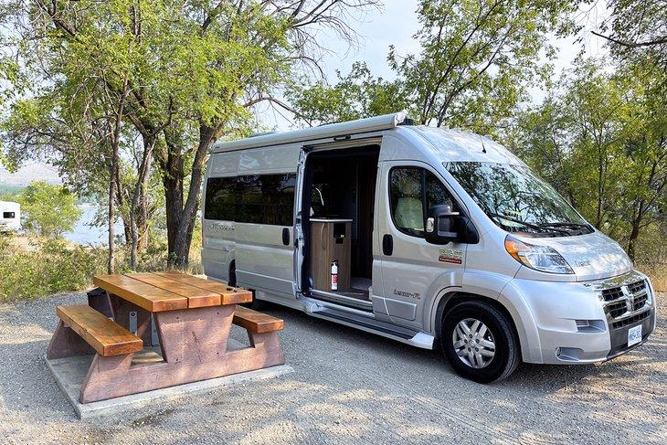 Camping en VR au Sẁiẁs Provincial Park