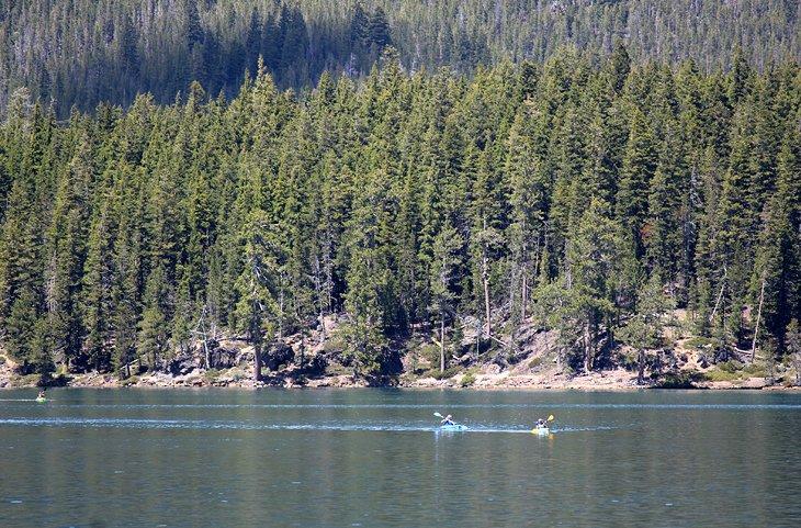 Ruta del sendero Paulina Lake