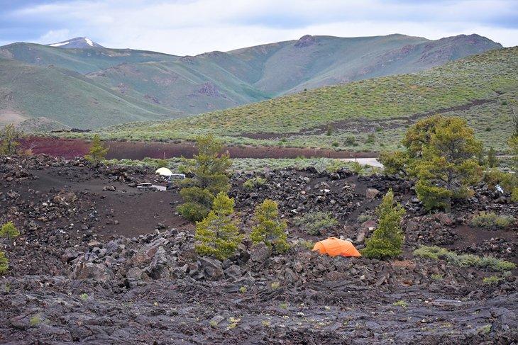 Camping Lava Flow