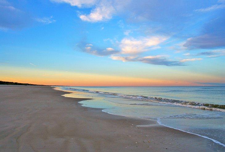 Playa de Neptuno al atardecer
