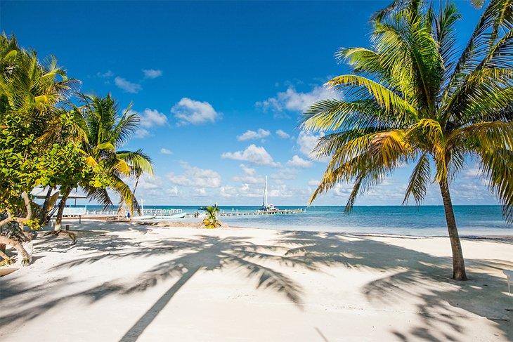Strand auf Caye Caulker