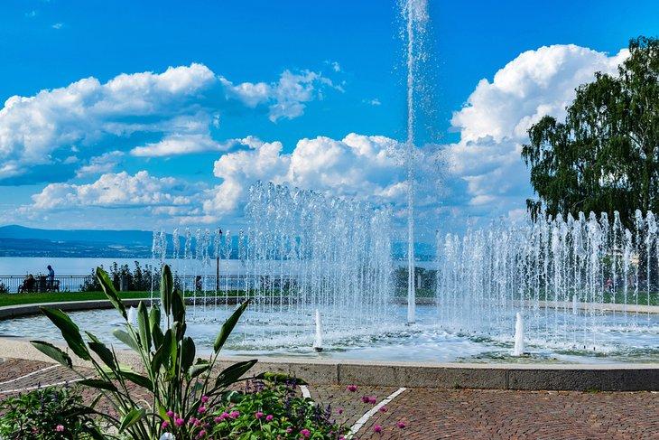 Fontaine à Thonon-les-Bains