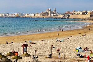 Playas en Cádiz, España