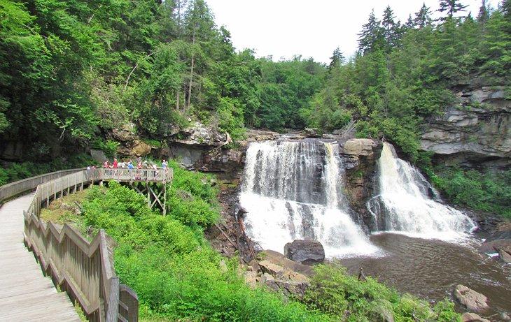Blackwater Falls und See