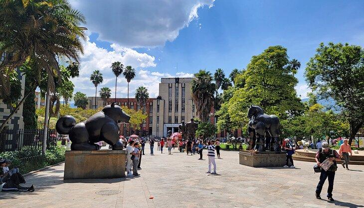 Plaza Botero en Medellín