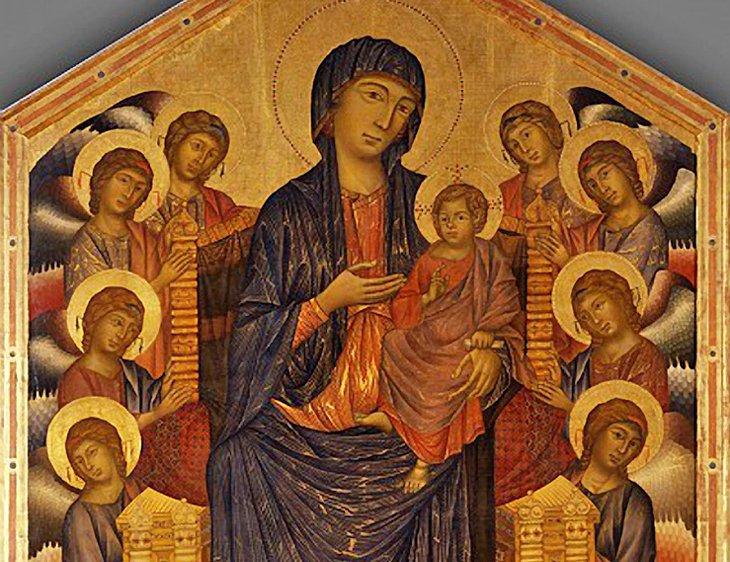 Madonna Entonada de Cimabue y el Arte Toscano del Siglo XIII